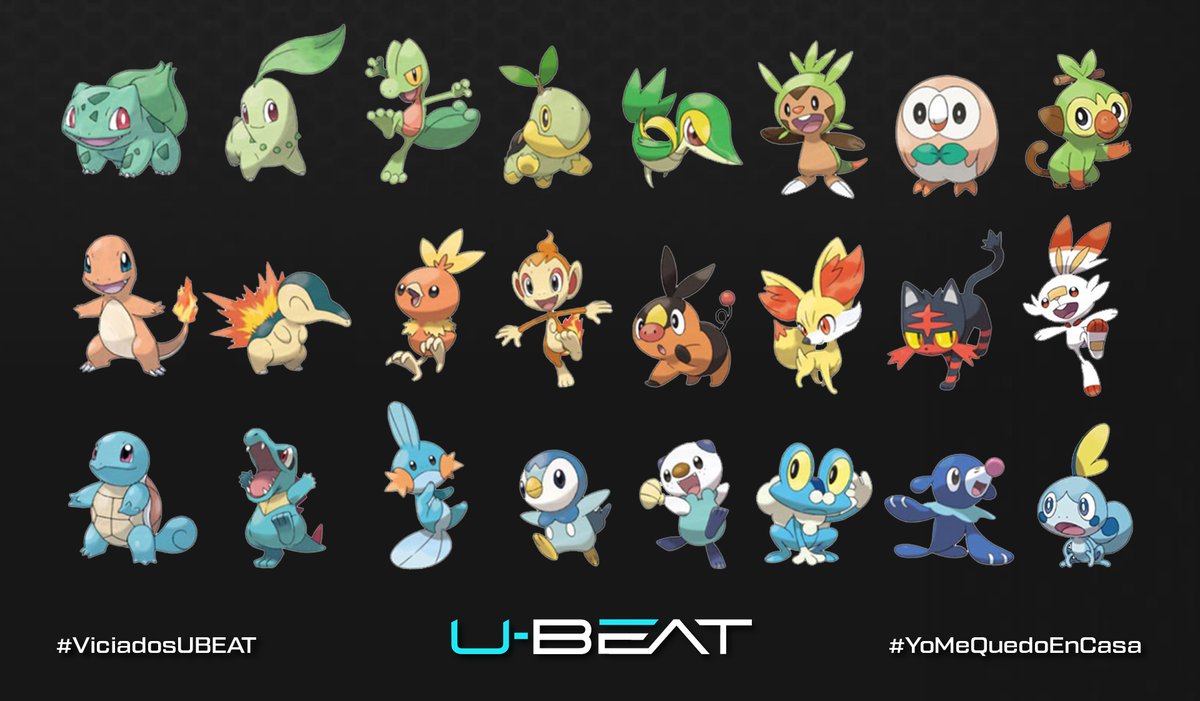 Cuál es el mejor Pokémon inicial de todas las generaciones? #ViciadosUBEAT, image size:1200x701
