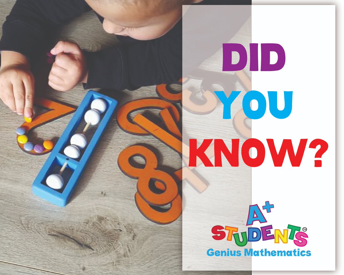 aplusstudents1's tweet image. DID YOU KNOW?
Our A+Program Teaches Children as young as 3+ years to solve Complex Arithmetic Problems by playing with Educational toys like the Soroban.

#aplusstudents #math #abacus #children