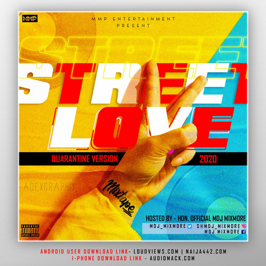 LabelMmp's tweet photo. STREET LOVE MIXTAPE
😍😍😍👌💥💣🚭

Dropping soon fanz
Featuring#CWE#GALLANTBOY#
WISDOM GALLANT# 
#ARTIST#SIGNED#
RECORDS#
MOHBAD#IMOLE#💥#DROP#SONG#
TITLED#KOWOWOLE💣💣
Cover art# Mhizta Herdeyehmy https://t.co/4PYi4XKNy3