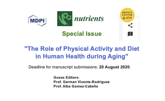 gervicen's tweet photo. We are receiving interesting studies for the @Nutrients_MDPI Special Issue:

👉"The Role of Physical Activity and Diet in Human Health during Aging"

✅covering comparative or combined effect of #diet and #exercise on #elderly #Health

📢 send yours https://t.co/nvteiUGOQg https://t.co/x0B3fBda2v