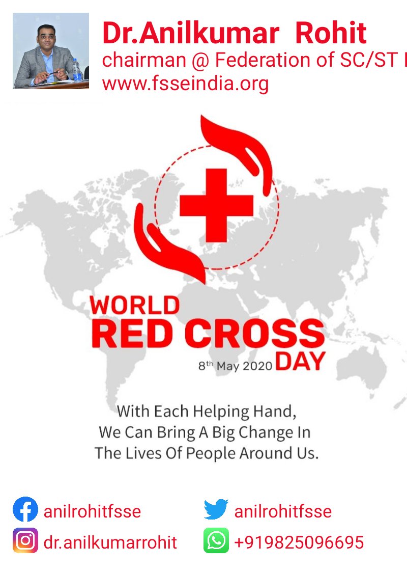arunkbd111's tweet image. #WorldRedCrossday2020
#anilrohitfsse