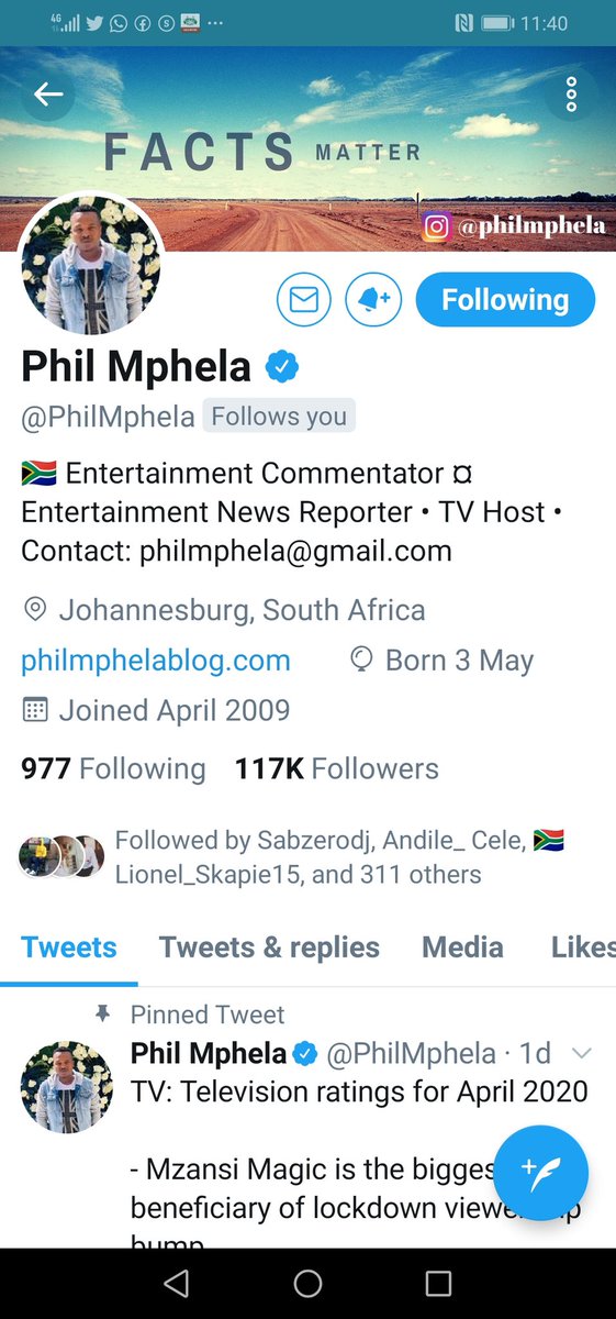 Yaya_Brainz's tweet photo. I would like to take this moment to thank the Good Lord my mom and everyone who has been with me through out since my first day on Twitter 🙏🙏❤️❤️ thank you so much @PhilMphela ❤️ #day42oflockdown https://t.co/TpVcDSlv11