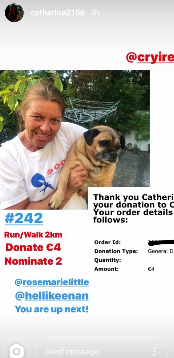 CRYIre's tweet photo. Thank you @cathdelrankin for taking the #CRY242 challenge and thanks to Chubbs too 🐶🐕🦮
There's still time to get involved all you need to do is
Run-Jog-Walk 2k
Donate 4e
Nominate 2 people to do the ##CRY242. https://t.co/FgKZRIckD2