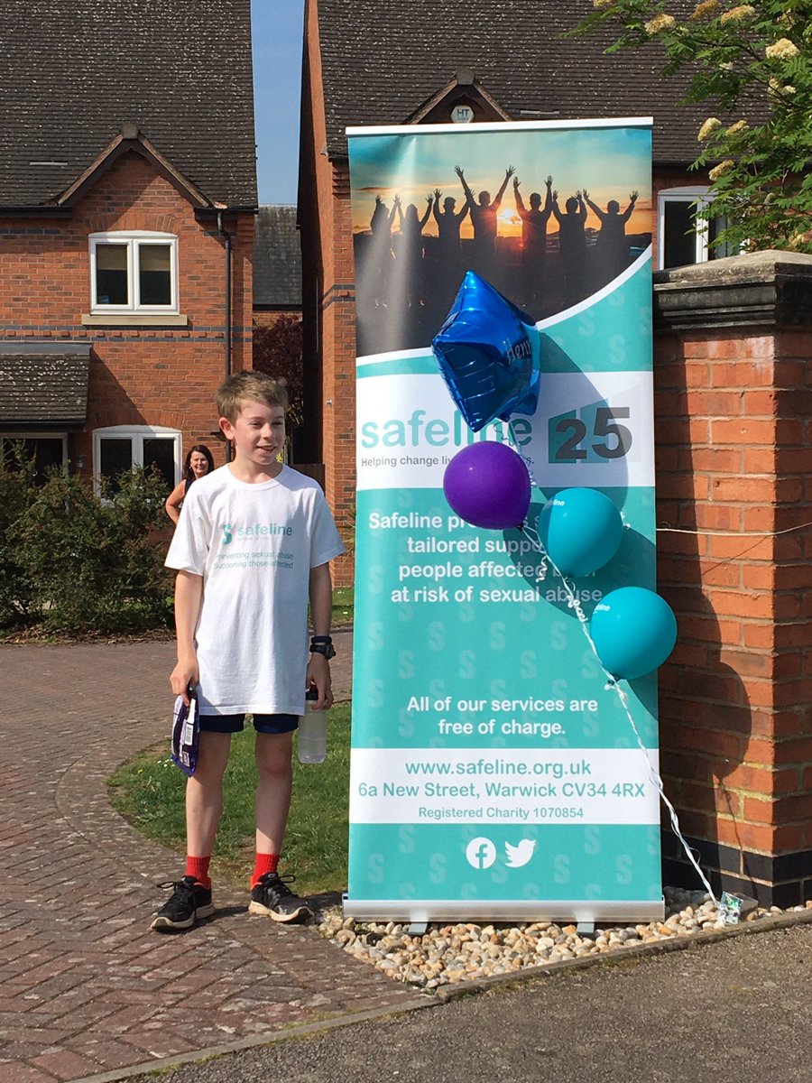 Ferncumbe's tweet image. 🌈Day 5 - Marathon completed and still and smiling. 🎉Amazing Effort from Henry.#safeline