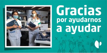 En medio de la batalla nos quedamos instantes como estos, capturas de felicidad. Gracias a los empleados de <a href="/ucb_iberia/">ucb_iberia</a>, <a href="/cv19makers_ex/">CV19_Makers_Extremadura</a> y <a href="/donalgodon_es/">don algodon</a> por ayudarnos a ayudar, porque #EsteVirusLoParamosUnidos bit.ly/2V7J11u