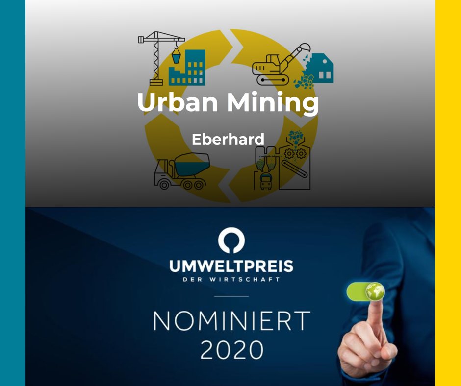 Nufatron's tweet photo. Wir gratulieren Eberhard zur Nomination für den Umweltpreis mit ihren innovativen Lösungen zu «Urban Mining», der Baustoffgewinnung aus vorhandener Bausubstanz 👏

Interessiert, mit welchen #Telematik Lösungen #Nufatron Eberhard unterstützt?
👉 https://t.co/EVEO6qhVEc #Nachhaltig https://t.co/kpfJtioAJJ