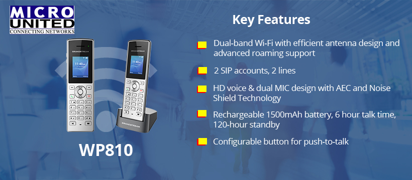 microutd's tweet photo. Wi-Fi portable telephony needs!

The modern workplace features open office environments and working spaces that allow users to collaborate and work away from their desk. In order to cater to the modern, mobile workspace, Grandstream has developed a suite of mobility solutions https://t.co/fraJsYAydX