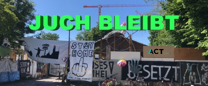 "Kein Lastwagen-Wendeplatz auf dem Juchareal"
Wir starten heute unsere Online-Petition und Aktionswochen
Unterschreiben und solidarisieren
Jetzt machen wir Druck - Juch Bleibt!

Strategien für Formen des Protestes findet ihr auf: juch.zureich.rip

act.campax.org/p/juch-bleibt
