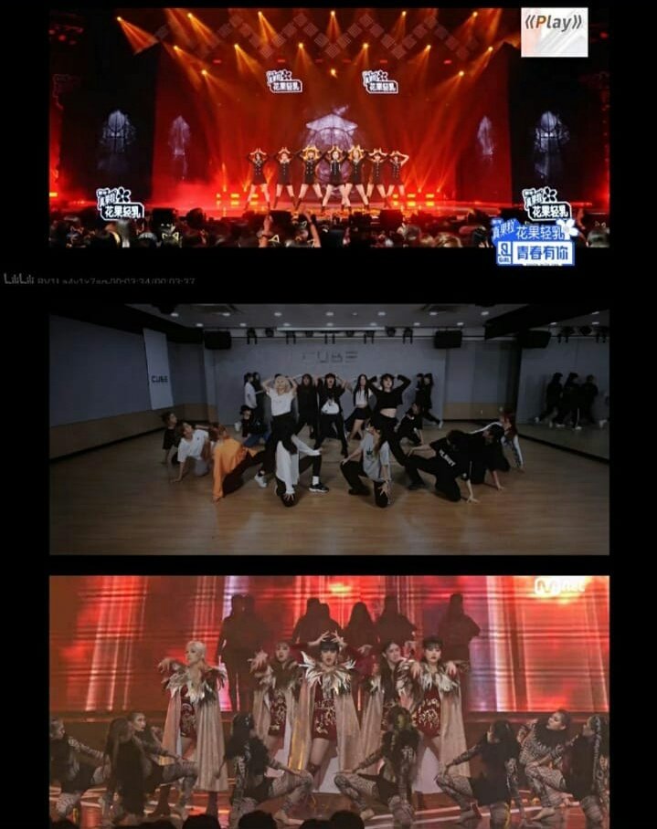 Shomson1920's tweet photo. Youth with you:LION🦁
Mnet and Bighit: I-LAND🚩
Cube:🤐🙉
Nevies:#cube_protect_gidle 
@G_I_DLE https://t.co/9chcLclGl2