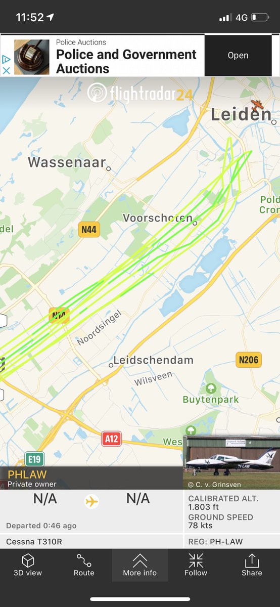 Hey Koen, <a href="/lchtvrkrsldr/">lchtvrkrsldr</a>, hoe kunnen we een verzoek indienen dat de #PH-LAW een andere plek gaat zoeken om zijn rondjes te draaien! 30miles naar het Oosten heeft die mooi blauw water en heeft niemand last.... 😃