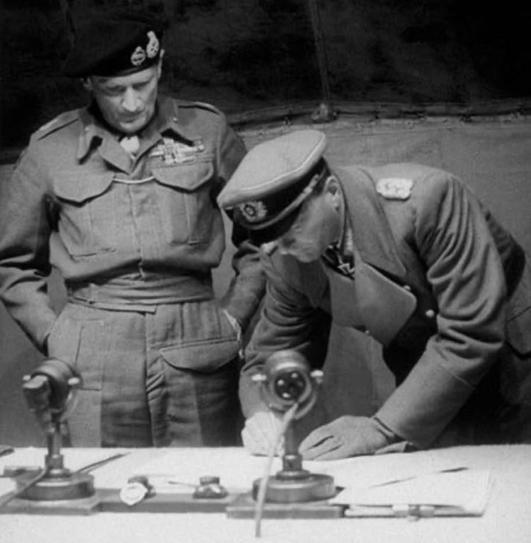 GuardsReserve's tweet photo. 75 years ago today marked the end of the Second World War in Europe, when Germany surrendered to the Allied armies. 
As we remember our British and #Commonwealth forbears, we should remember that, like today, the Allied effort was truly #integrated and #international. 
#VEDay75 https://t.co/Qt3MrJqC8L