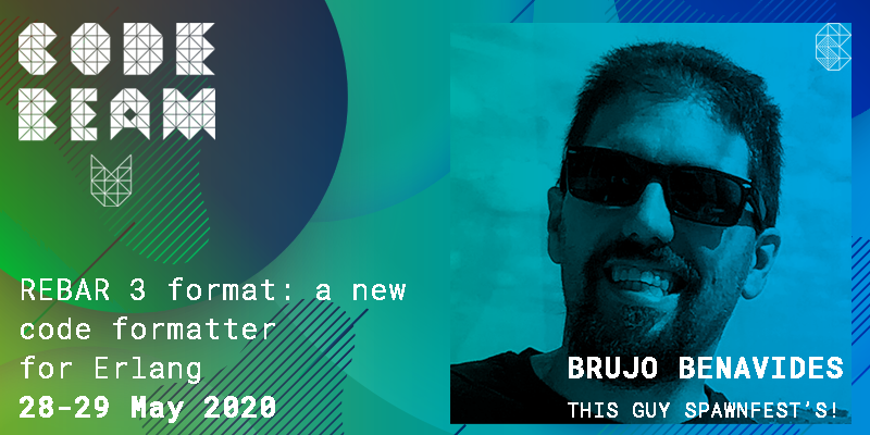 CodeBEAMio's tweet photo. Another day of our upcoming #CodeBEAMV brings another interesting talk - discover how you can reap the benefits of #opensource #rebar3 plugin automatically formatting #Erlang code with our next speaker @elbrujohalcon: https://t.co/CduHGSHiXz https://t.co/ar4tO2mfUG