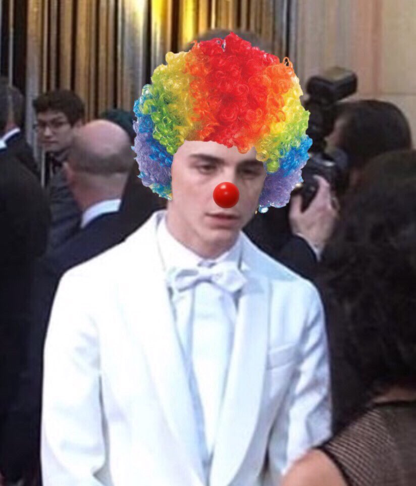 chalamemes's tweet photo. we are all clowns https://t.co/s9yJOlU72F