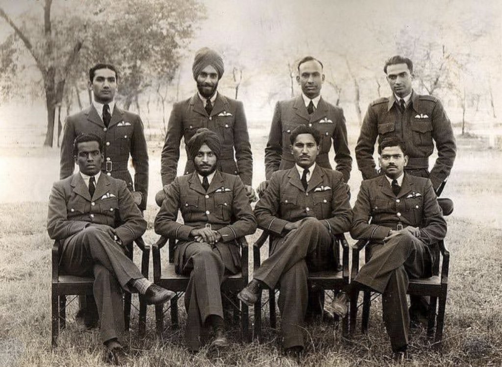 These Dapper Dans are Sikh, Muslim and Hindu pilots who flew spitfires during WWII.