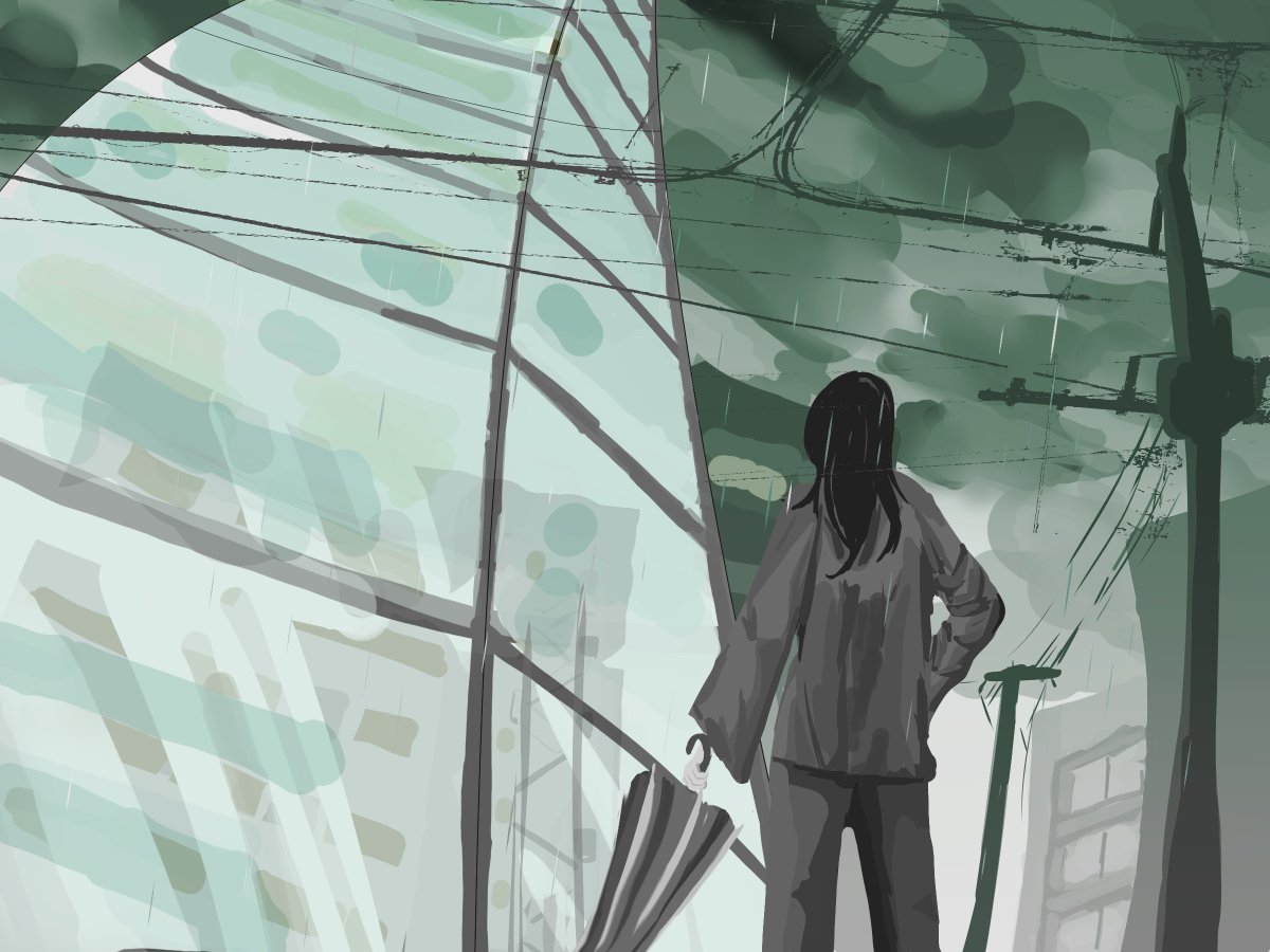 死神の精度 読み始めた 活字が久々で長時間はつらい 雨の日の絵って描き方わ K田のイラスト 死神の精度 読み始めた 活字が久々で長時間はつらい 雨の日の絵って描き方わ K田のイラスト