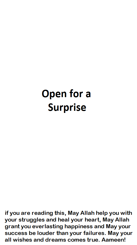 open it you won't regret.