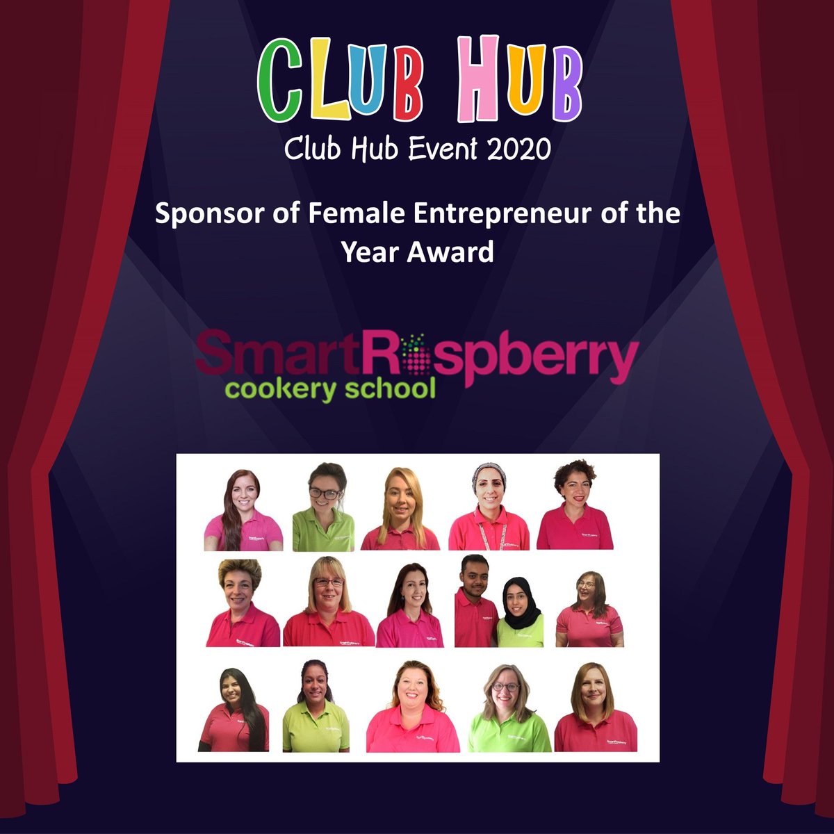 Congratulations to our Female Entrepreneur of the Year Finalists Sponsored by 
<a href="/SmartRaspberry/">Smart Raspberry</a>
 
Elizabeth – <a href="/cyphercoders/">CYPHER</a>
Leanne – <a href="/dramatots/">Drama Tots UK</a>
Michelle – Skyline Performing Arts
Lauren – <a href="/Lauren_MooMusic/">MooMusicWarrington</a>
 Jo – <a href="/JoDFACardiff/">Jo Daisy First Aid</a>
 Christine – <a href="/BoogieBeardance/">Boogie Bear Music & Drama</a>