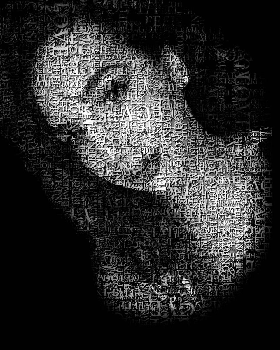 Eirini_au79's tweet photo. Typefaces are not only there to be read, you also see them.
~Hans Peter Willberg
•
•
#portraitdesign #photoshop #typography #portrait #typographyportrait #graphicportrait #portraitphotography #design #graphicdesign #art #graphics #portraitbyme #byme https://t.co/x5BboaNVbH