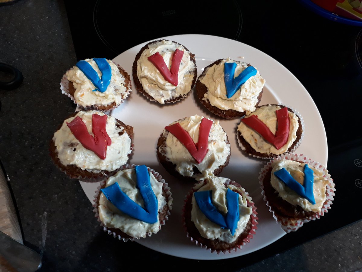 garratt_em's tweet photo. #VEDay75 #BletchleyParkVEDay75 

Dig for victory cupcakes ready for afternoon tea. https://t.co/6FOgOhufZX