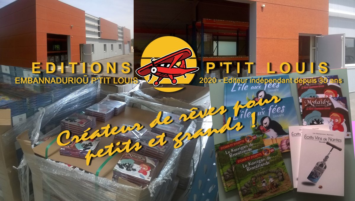 Ed_Ptit_Louis's tweet photo. Sous un soleil radieux, un grand évènement pour nos éditions et nos auteurs : la réception des 4 nouveautés  dans l'un de nos entrepôts après 2 mois de confinement. A découvrir sur le site #livrejeunesse #albumjeunesse #nouveautés #romancier #recueilnouvelles #editeurbreton #BD https://t.co/kEYeIaRXda