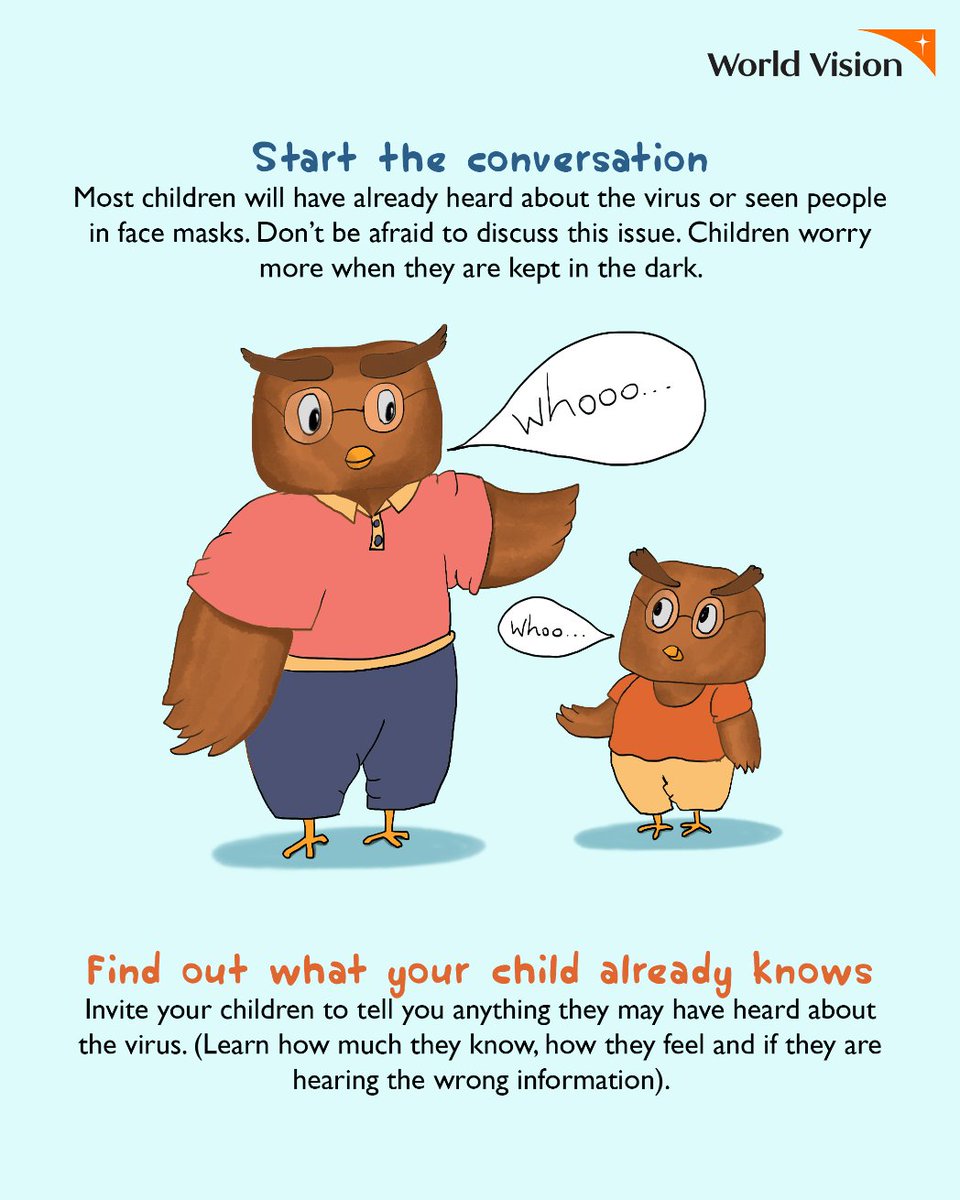 worldvisionph's tweet photo. How to help your child deal with #COVID19 pandemic? READ, RT and SHARE 👩‍👩‍👧‍👦(1/2)
 
#WorldVision #CelebratingFamiliesduringECQ
#OneForChildren #OneForFilipinoFamily https://t.co/zmL4ggfNeB