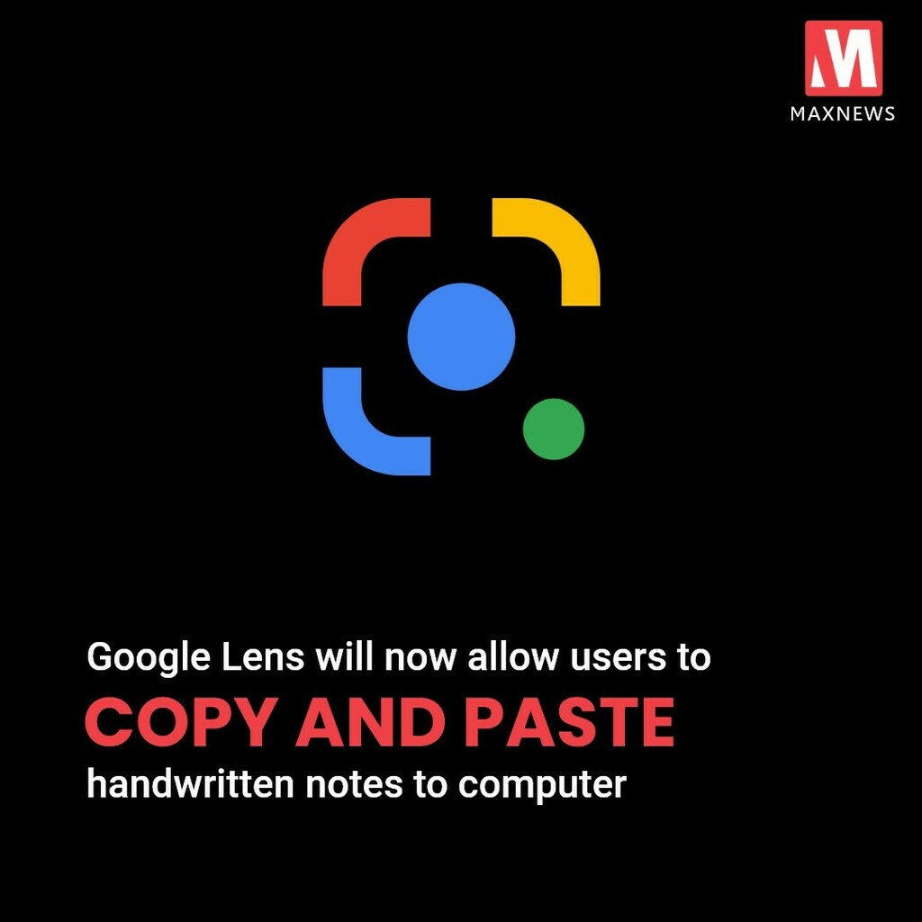 maxnewslive's tweet photo. #googlelens #alexa #amazonalexa #goole #googleassistant #googelusa #googleindia #scanandcopy #bestfeaature #technews #techbuzz #dailytechupdates #techy #savvytech #maxnews #maxffort https://t.co/Z98vvEhs3q https://t.co/uAhv5EFqtr