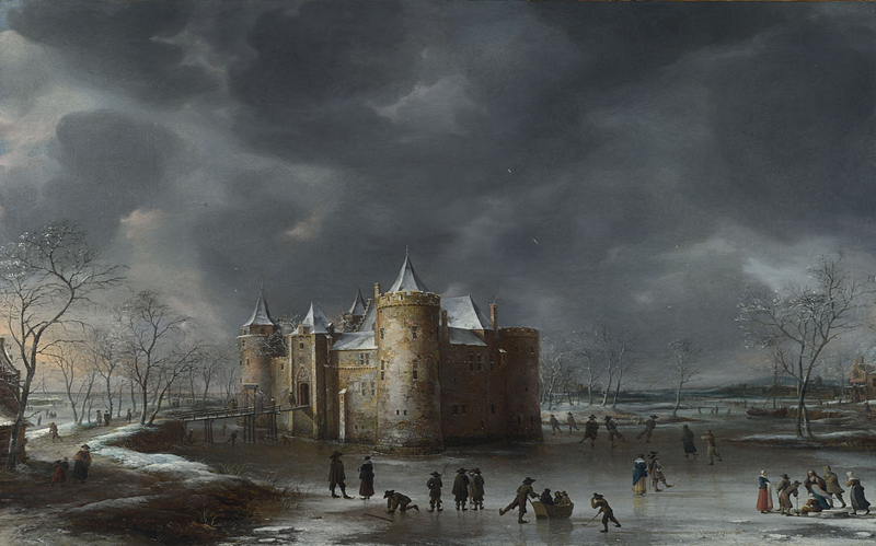 NatMuseumArt's tweet photo. Jan Beerstraaten, Castle of Muiden in Winter.
Un o'r cestyll canoloesol hynaf yn yr Iseldiroedd. Mae'r sglefrwyr, y sledwyr a'r kolffwyr (ffurf hynafol o golff!) yn fach iawn yn erbyn y castell mawreddog.
@NationalGallery @artfund @profdanhicks
#AmgueddfaAdref #Cestyll https://t.co/lKKe8oQRWc