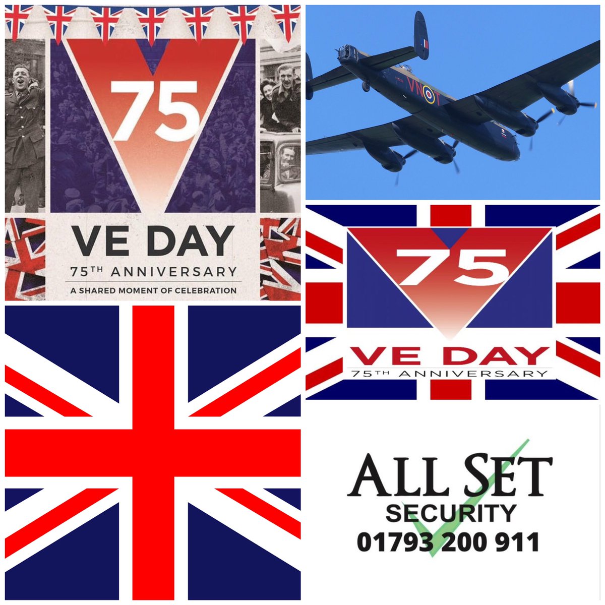 SecuritySet's tweet photo. Happy V.E Day we are starting our stay at home celebrations. Hope you have a great day #SecuritySet https://t.co/FYTvCuRfHn