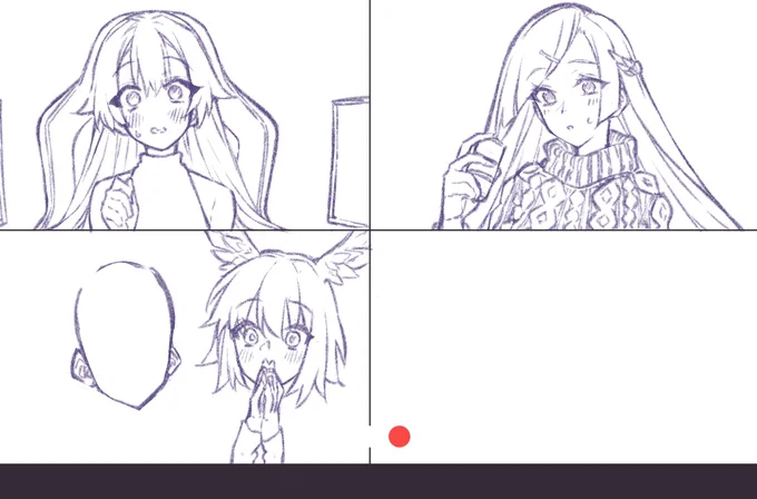 明日明後日絵描けないと思うので一応ですがご報告
今こんなの描いてたり... 
