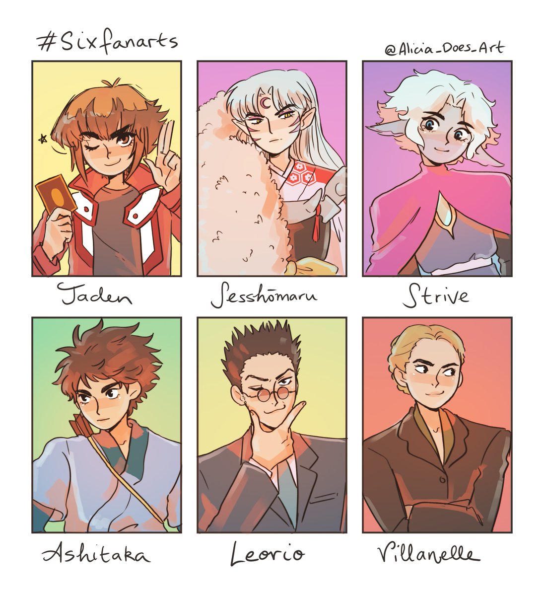 Finally got around to doing the second #sixfanarts !! Thank you for your requests 