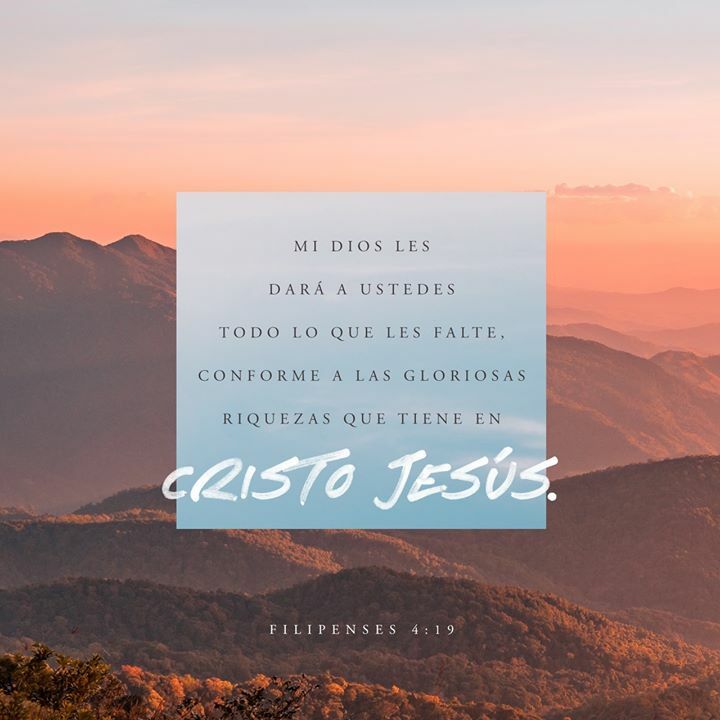 GlobalRadio_FM's tweet photo. Mi Dios, pues, suplirá todo lo que os falta conforme a sus riquezas en gloria en Cristo Jesús (Filipenses 4:19) https://t.co/BTXMRi8Syr