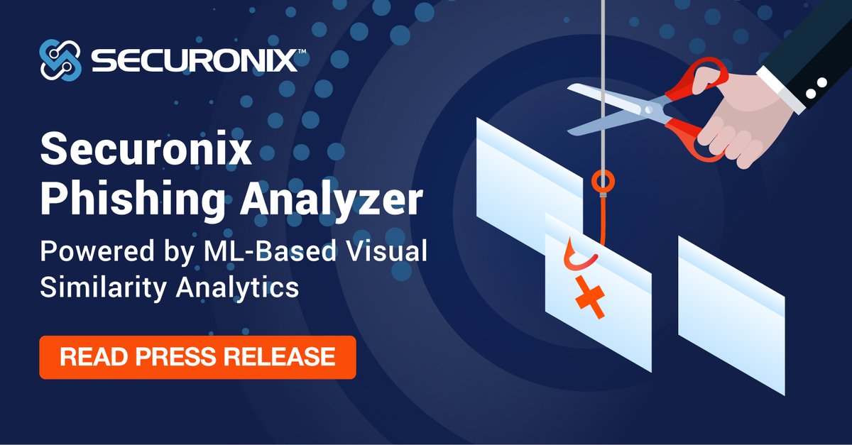 spectramieu's tweet photo. Today we released the @Securonix Phishing Analyzer capability. The new solution enables organizations to detect advanced #phishing threats.

#CoronaVirus #CyberSecurity #CloudSecurity #WFH #COVID19 https://t.co/1zHHt4GVJg https://t.co/jtOhFygMC2