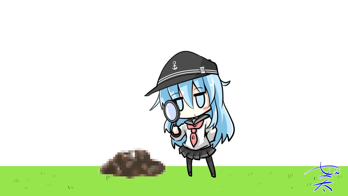 響(艦これ) 「「こいつは力を感じる」

#どうぶつの森 
#かんこれの森 」|にょにょんば太郎＠オリジナルＴＲＰＧ制作中！のイラスト