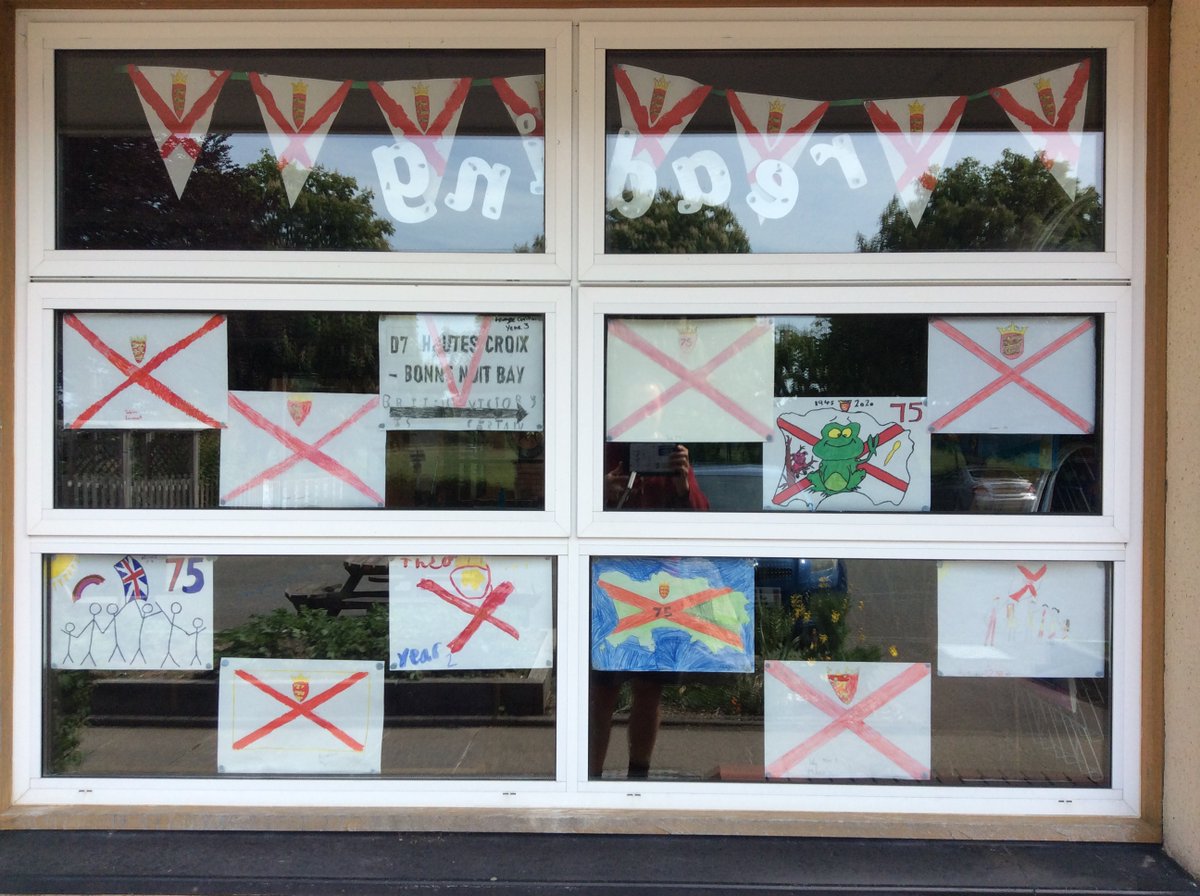 Well done everyone for contributing to our Liberation Celebration Project. The school is transformed! #Liberation75 #LiberationDay #remotelearning