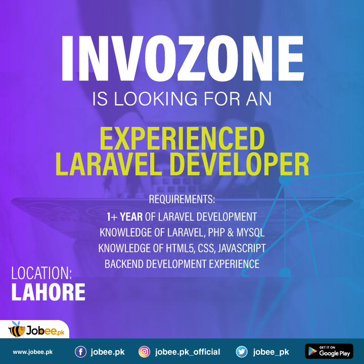 jobee_pk's tweet photo. Plenty of companies are playing their part and are still hiring during this pandemic. For more details, click on the link below:

https://t.co/m0ULPucpt7

#Jobee #Jobs #Jobeepk #JobsinPakistan #COVID19 #BeeConfident #laraveldeveloper #informationtechnology #developer #IT #lahore https://t.co/SG4pJTeUoJ