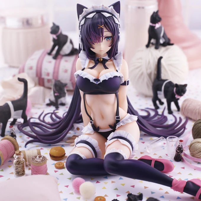 ユニオンクリエイティブ様にて、猫メイドちゃんがフィギュアになって発売されます!!
本日から受注開始となりますので、どうぞよろしくお願いします〜! 