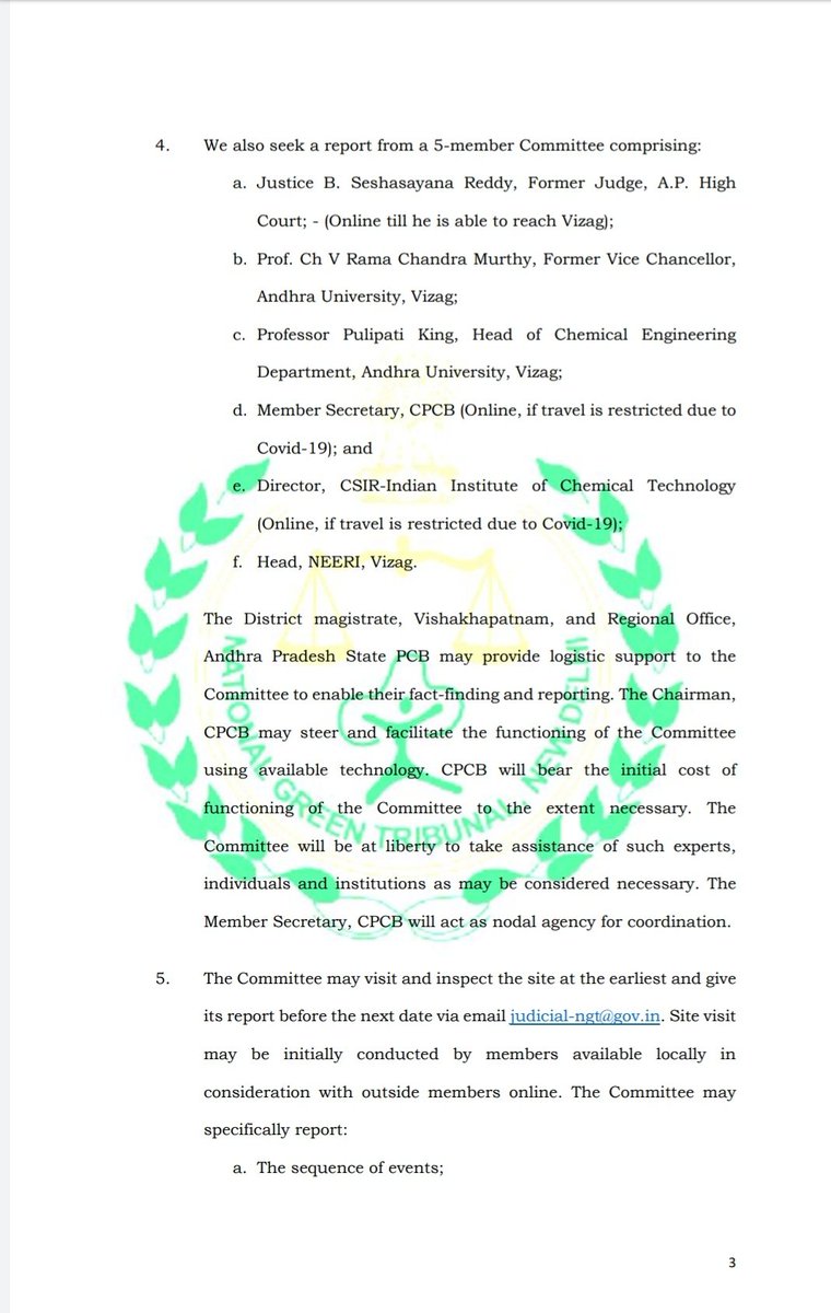 bolisetti_satya's tweet photo. AP CM has no courage but
NGT directs LG Polymers India to deposit Rs 50 crore with District Collector as interim damage

సీఎం గారికి ధైర్య�� లేదు కానీ NGT
మధ్యంతర నష్టంగా రూ .50 కోట్లు కలెక్టరుకు జమచెయ్యమని
 ఎల్జీ పాలిమర్స్ NGT ఆదేశించింది

#JSPForNewAgePolitics
#JSPShatagniTeam https://t.co/ZfqAS3e3WD