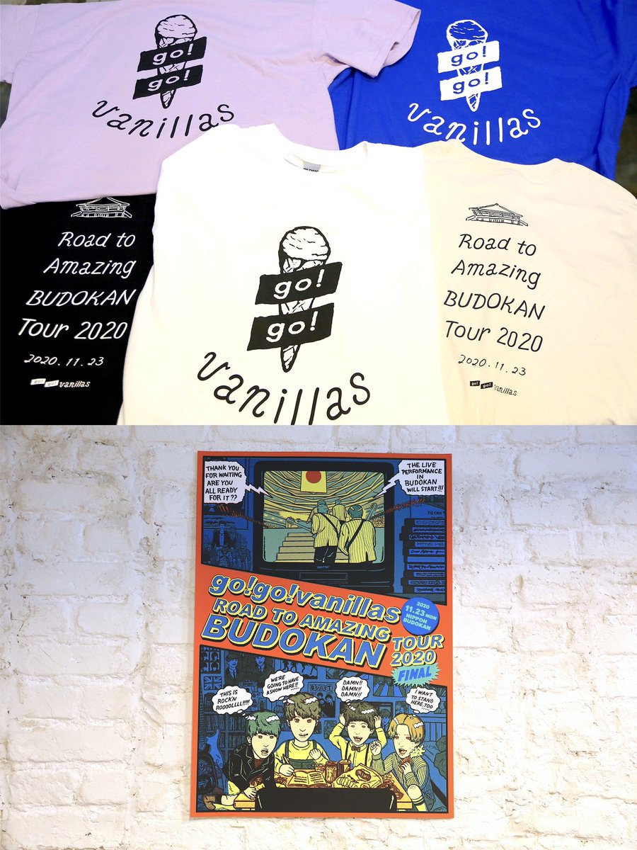 バニラズ　武道館　ポスター　グッズ READY STEADY go!go! vol.07」グッズの通信販売がスタート！日本