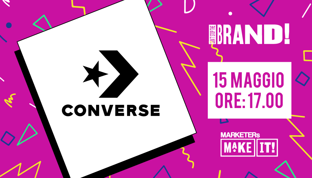 mktrsclub's tweet photo. Sneaker, vestiti e pallacanestro: il primo ospite del MakeIT!20 - Don’t Stop The Brand! sarà @Converse  🎉
Allaccia le scarpe e preparati a giocare: il link ti porterà a segnare il tiro da tre punti ⛹️‍♂️🎯

https://t.co/j1pZqu1Pux https://t.co/mb98Dd2WU1