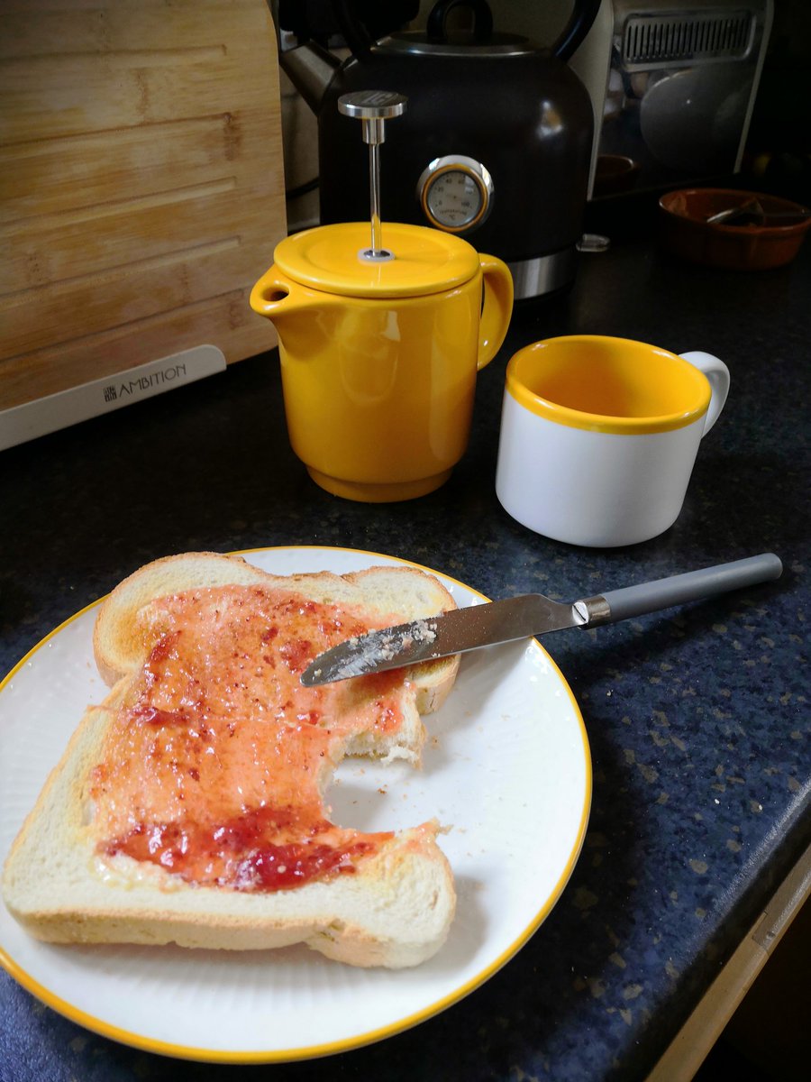 Coffee and toast! Perfect