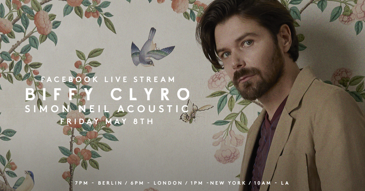 It’s our favourite day of the week! Simon is heading back to Facebook this evening for the Friday live session. Remember to dress up as a Biffy song and use the hashtag #BiffyDressUp. Watch later at facebook.com/biffyclyro/liv…