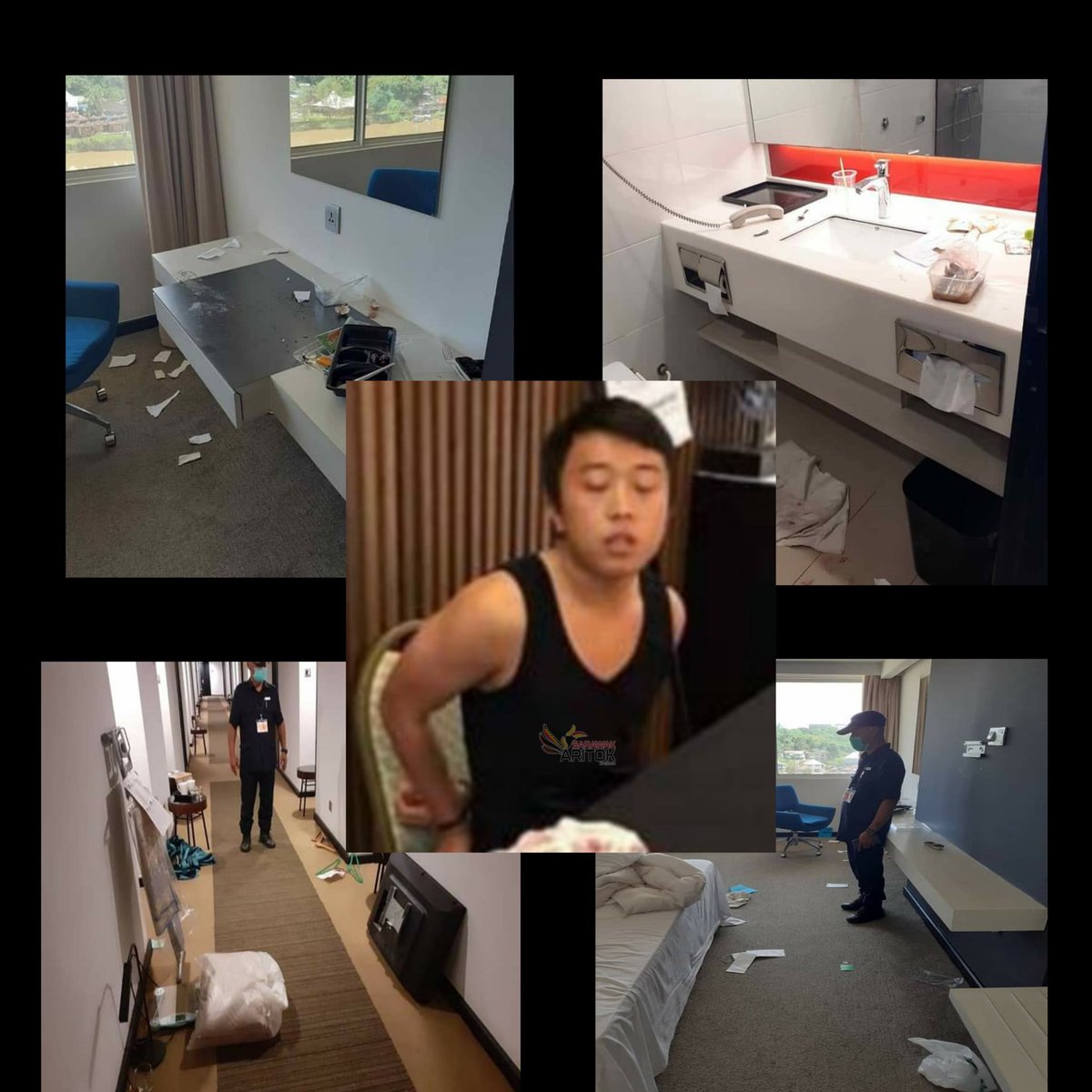 Sarawak_Aritok's tweet photo. Kes di Kuarantin di Hotel Grand Margherita Kuching... https://t.co/JW2VXMCqpa
