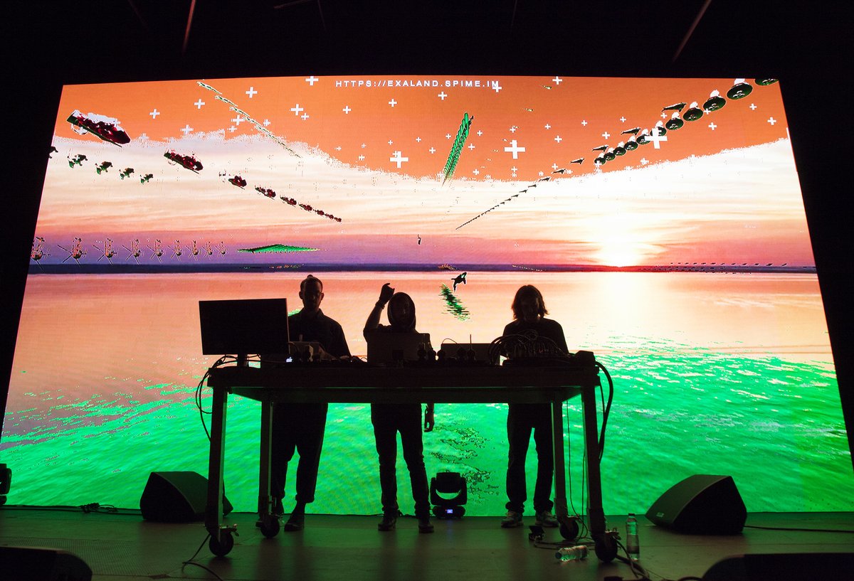 mataderomadrid's tweet photo. El colectivo @spimeim presentó en #LEVMatadero la performance audiovisual EXALAND, en la que  controladores portátiles #Remidi interactuaraban con sonido e imagen. 
Escúchala aquí 👉
https://t.co/30M49deY9x

#Culturaencasa #MataderosigueOnline #ÁreadeCultura @Madrid_Cultura https://t.co/HHNo3VC9T9