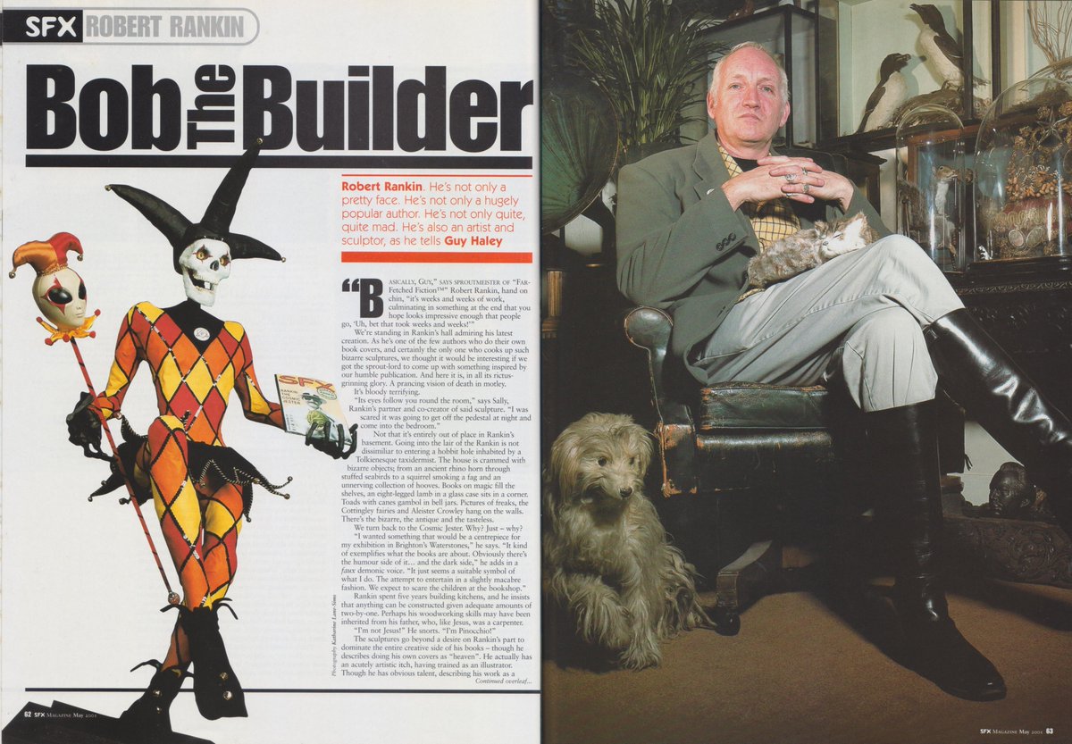 SuccinctReview's tweet photo. SFX Issue 78 (May 01) - The Mummy Returns feature. The '70's Couch Potato. Vincent Ventresca talks The Invisible Man. Clive Barker talks video games & books. Interviews: Robert Rankin, Sylvia Anderson & Julie Benz. Highlander Endgame reviewed. @SFXmagazine #25YearsofSFX https://t.co/MqXBcalMJR