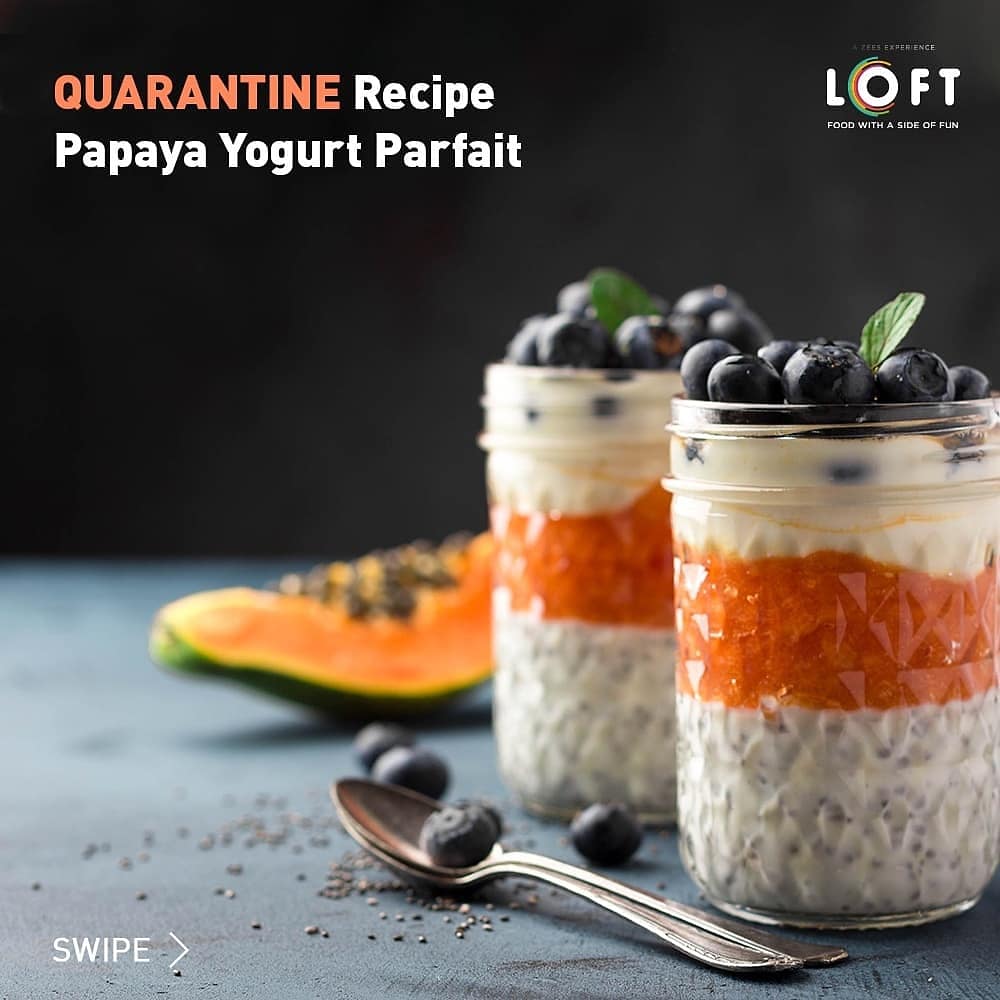 LOFTofFun's tweet photo. Treat yourself with a yummy and healthy dessert. Try out the Papaya Yoghurt Parfait recipe, it'll definitely keep you away from that guilt trip. Do tag us!

#dessert #yoghurt #parfait #papaya #healthy #binge #tastebuds #treatyourself #yummydessert #sweetooth #guiltfree https://t.co/LNU5nnrPO3