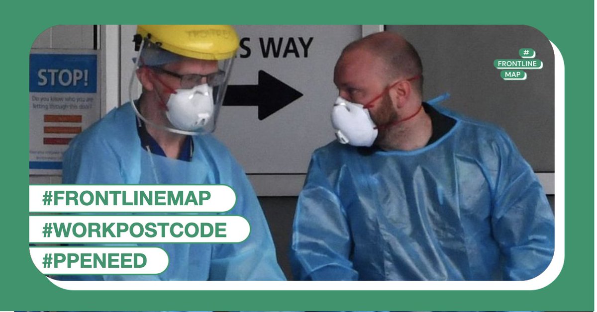 FrontlineMap's tweet photo. #Healthcareworkers - tweet a pic of yourself with #FrontlineMap + #workpostcode + #PPENeeds to put yourself on the map.
Registered suppliers have #gowns #visors #masks #scrubs #gloves #handgel ready to distribute in your region.
Find out about https://t.co/vZtWYyYpL5 here https://t.co/plYPPBIdZ0