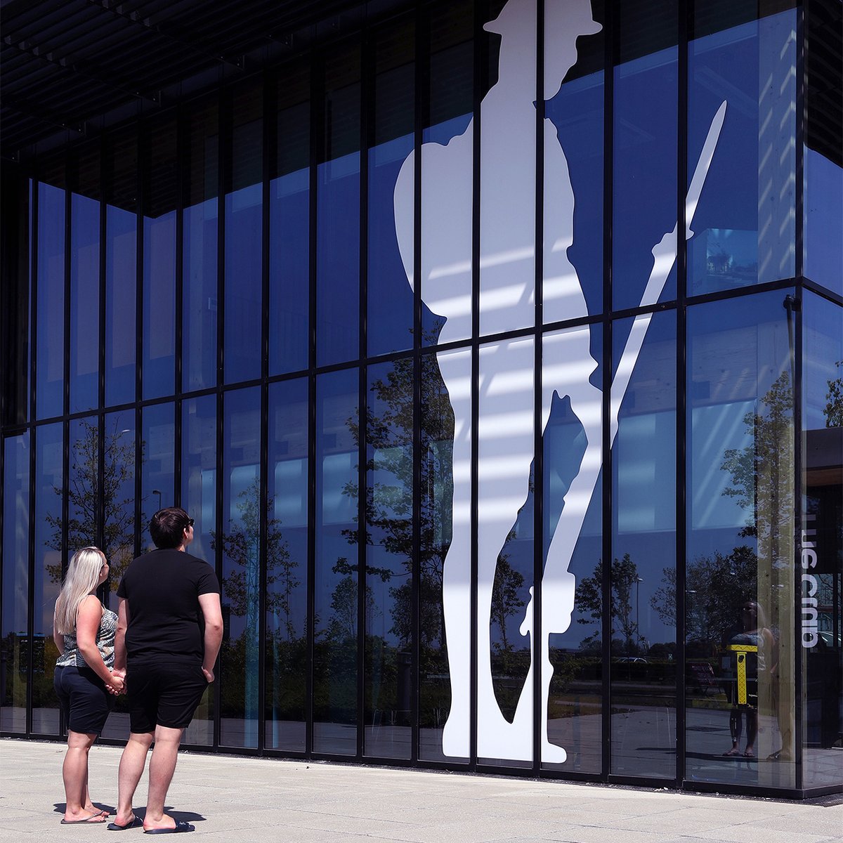 Northbank was honoured to help Urban&amp;Civic mark today’s 75th anniversary of VE Day at Alconbury Weald. This 6.5 metre ’Tommy’ can be seen on The Club building.