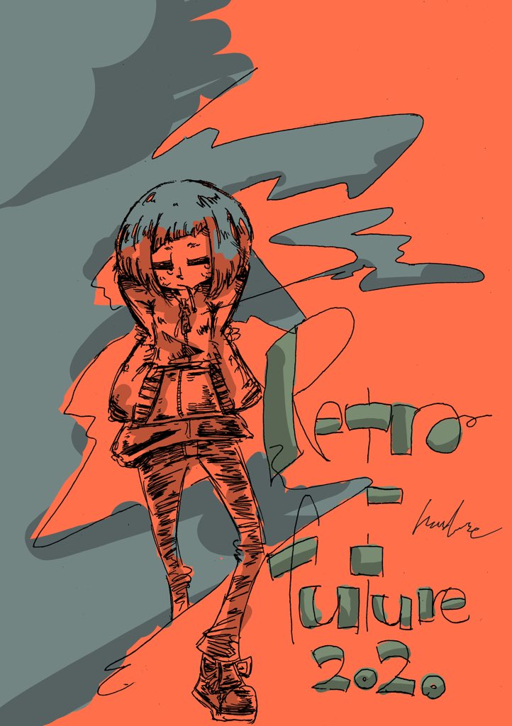 レトロフューチャー お絵描き イラスト かづいせのイラスト レトロフューチャー お絵描き イラスト かづいせのイラスト