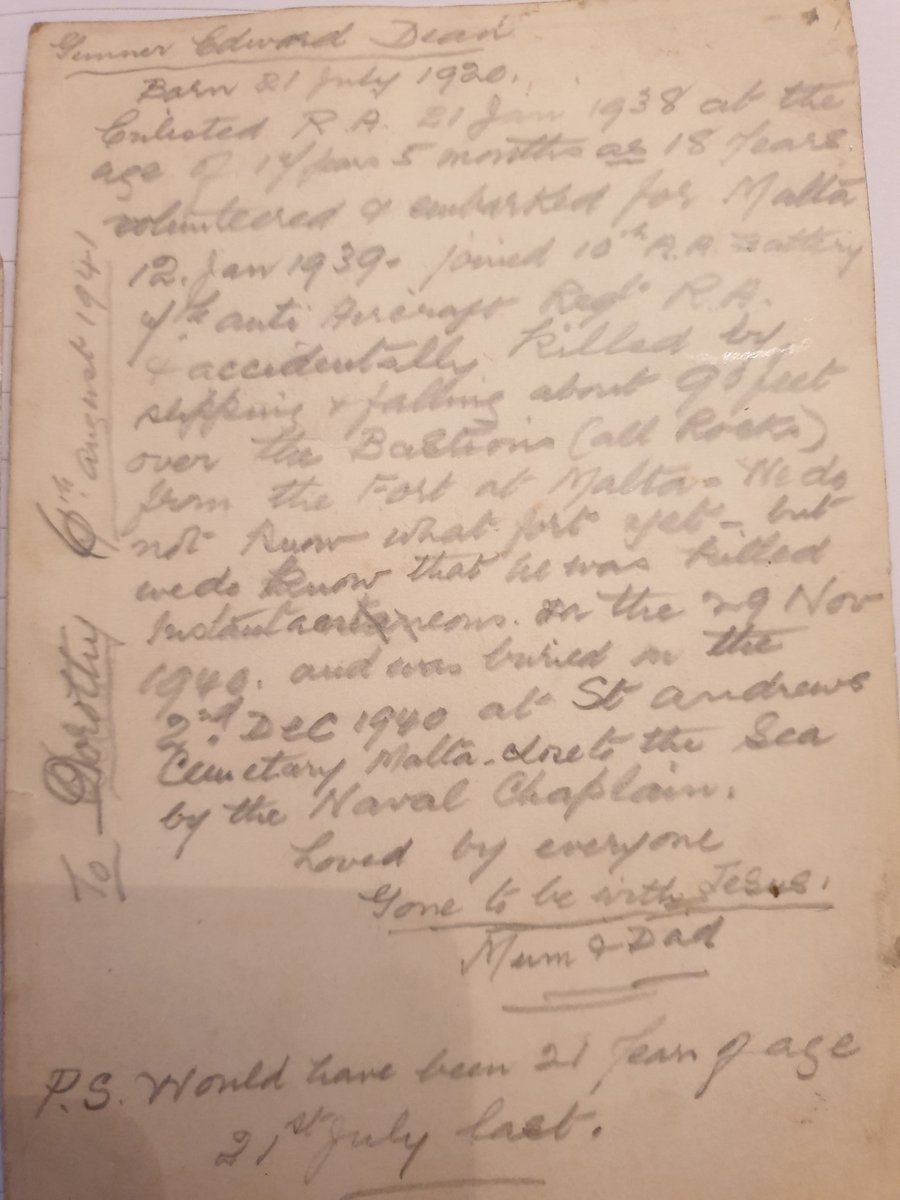 KerryMaude's tweet photo. @GrosvenorParkPr Tom's great nanna who served in the army during world war 2.
The other picture is his great great great uncle Edward he sent this picture to his parents with a story written on the back about his friend that had been killed! https://t.co/kiSo0kXFIv