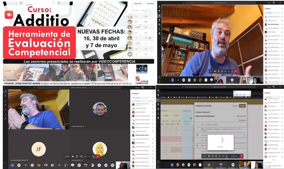 CFIE_PALENCIA's tweet photo. Finalizamos el curso de la herramienta de evaluación competencial: Additio. Muchas gracias a todos los participantes por su interés y a @jorjesancheznet por compartir su experiencia.

#innovaCyL #formaciónCyL #tiCyL 
@educacyl https://t.co/BsZvvc8R0R